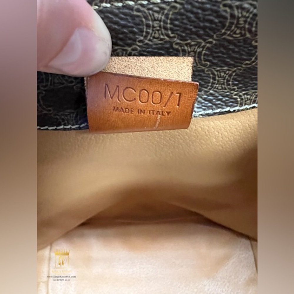 Celine leather backpack - Picture 13 of 16